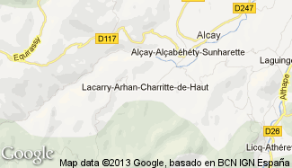 Plan de Lacarry-Arhan-Charritte-de-Haut