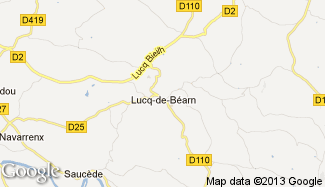 Plan de Lucq-de-Béarn