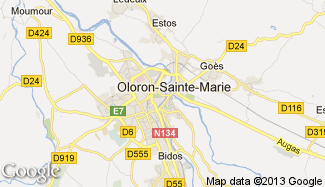 Plan de Oloron-Sainte-Marie