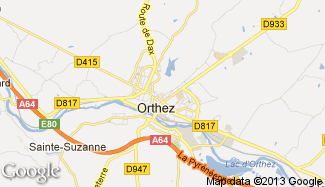 Plan de Orthez