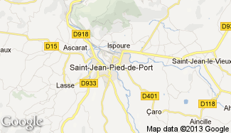 Plan de Saint-Jean-Pied-de-Port