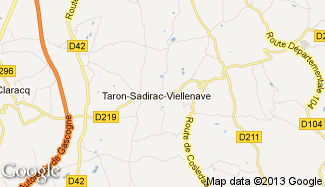 Plan de Taron-Sadirac-Viellenave