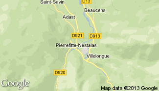 Plan de Pierrefitte-Nestalas