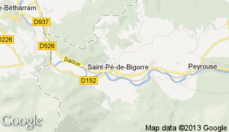 Plan de Saint-Pé-de-Bigorre