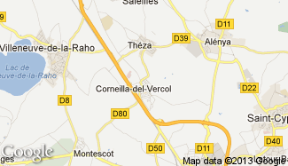 Plan de Corneilla-del-Vercol