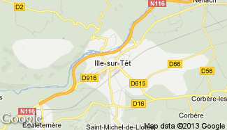 Plan de Ille-sur-Têt