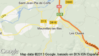 Plan de Maureillas-las-Illas