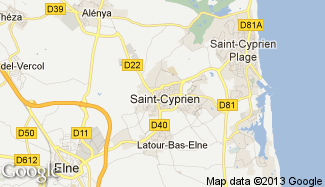 Plan de Saint-Cyprien