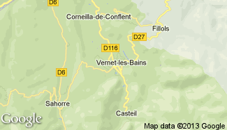 Plan de Vernet-les-Bains