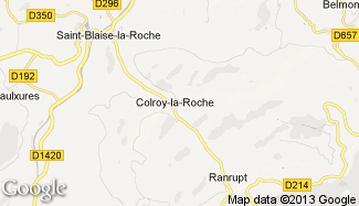 Plan de Colroy-la-Roche