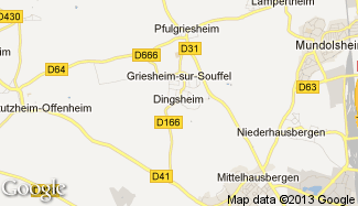 Plan de Dingsheim