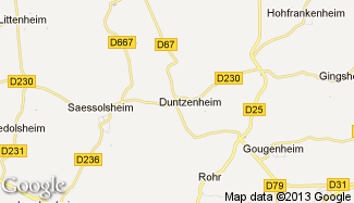 Plan de Duntzenheim