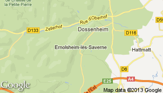 Plan de Ernolsheim-lès-Saverne