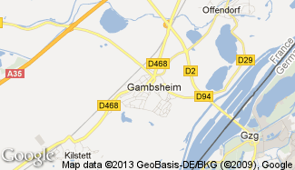 Plan de Gambsheim
