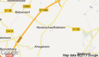 Plan de Niederschaeffolsheim