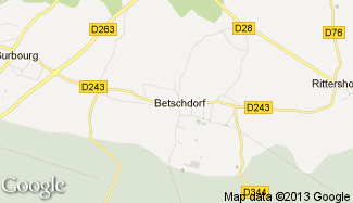 Plan de Betschdorf