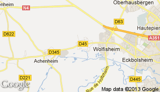 Plan de Oberschaeffolsheim