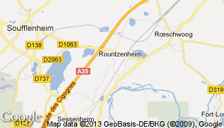 Plan de Rountzenheim