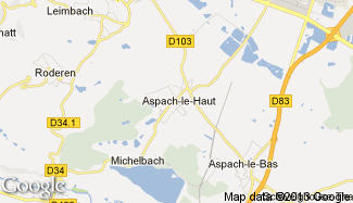 Plan de Aspach-le-Haut