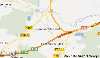 Plan de Burnhaupt-le-Haut