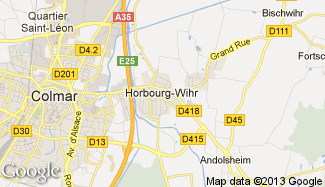 Plan de Horbourg-Wihr