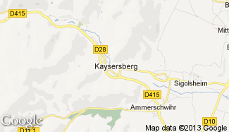 Plan de Kaysersberg