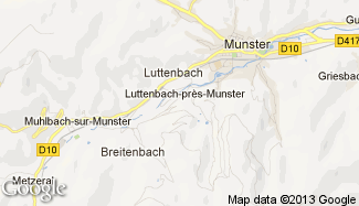 Plan de Luttenbach-près-Munster