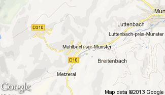 Plan de Muhlbach-sur-Munster