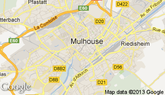 Plan de Mulhouse