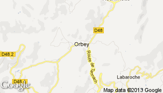 Plan de Orbey