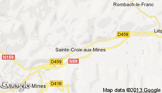 Plan de Sainte-Croix-aux-Mines