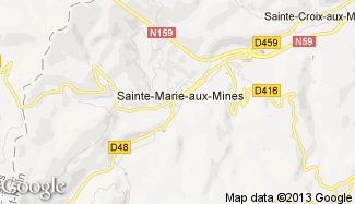 Plan de Sainte-Marie-aux-Mines