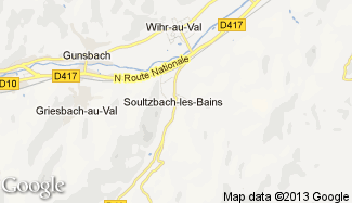 Plan de Soultzbach-les-Bains