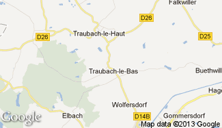 Plan de Traubach-le-Bas