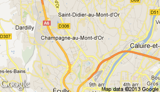 Plan de Champagne-au-Mont-d'Or