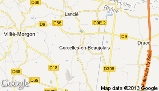 Plan de Corcelles-en-Beaujolais