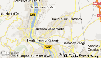 Plan de Fontaines-Saint-Martin