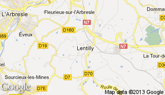 Plan de Lentilly