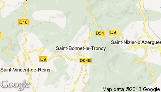 Plan de Saint-Bonnet-le-Troncy