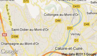 Plan de Saint-Cyr-au-Mont-d'Or