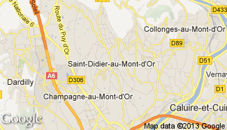Plan de Saint-Didier-au-Mont-d'Or