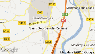 Plan de Saint-Georges-de-Reneins