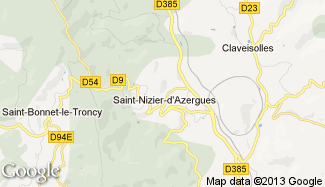 Plan de Saint-Nizier-d'Azergues