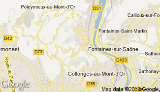 Plan de Saint-Romain-au-Mont-d'Or