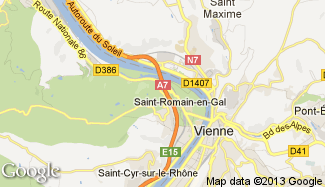 Plan de Saint-Romain-en-Gal