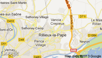 Plan de Rillieux-la-Pape