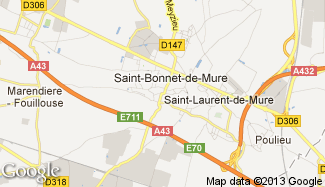 Plan de Saint-Bonnet-de-Mure