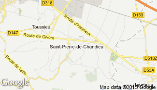 Plan de Saint-Pierre-de-Chandieu