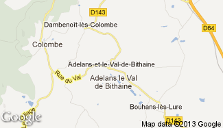 Plan de Adelans-et-le-Val-de-Bithaine