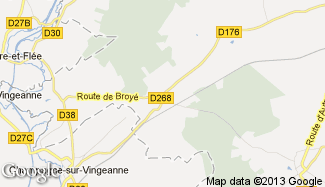 Plan de Broye-les-Loups-et-Verfontaine